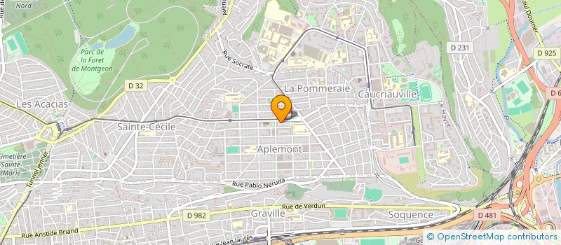 localisation de l'entreprise LEMAIRE CFG à LE HAVRE