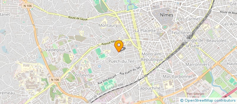 localisation de l'entreprise LEMAIRE CHARPENTE CONSTRUCTION BOIS  AIGALIERS