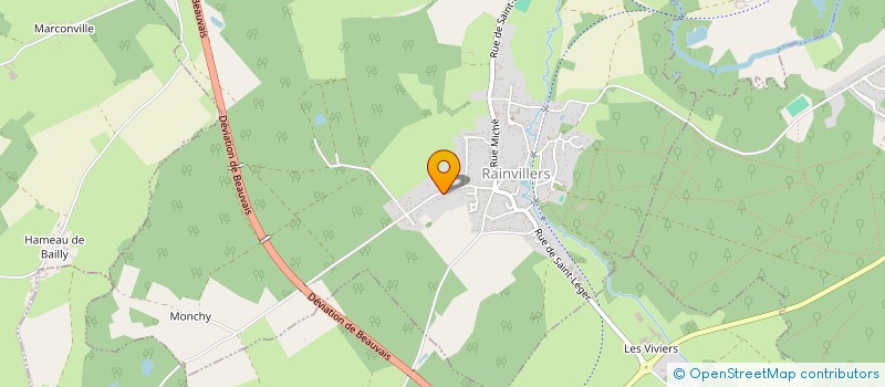 localisation de l'entreprise LEMAIRE CHRISTIAN  RAINVILLERS