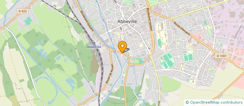 localisation de l'entreprise LEMAIRE DELARUE à ABBEVILLE