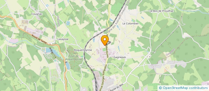 localisation de l'entreprise LEMAIRE ECOBOIS  GOURDON