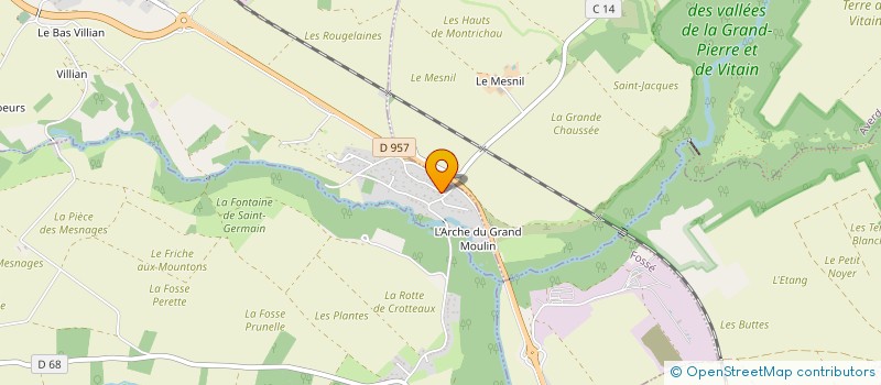 localisation de l'entreprise LEMAIRE ET FILS  LA CHAPELLE-VENDOMOISE