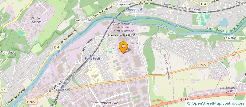 localisation de l'entreprise LEMAIRE HOLDING à SAINT-OUEN-L'AUMONE