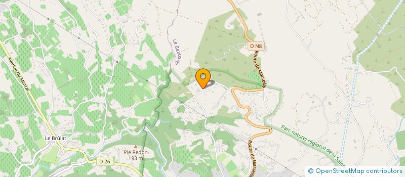 localisation de l'entreprise LEMAIRE JC  LE BEAUSSET