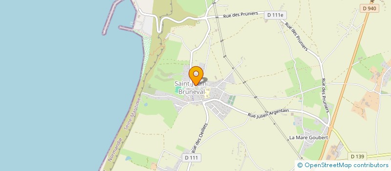 localisation de l'entreprise LEMAIRE - LEROY  CRIQUETOT L'ESNEVAL