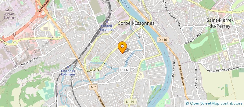 localisation de l'entreprise LEMAIRE M BELVAL G CAFE 66 à CORBEIL-ESSONNES