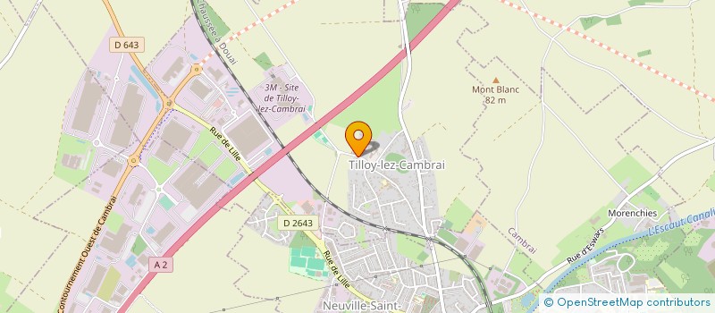 localisation de l'entreprise LEMAIRE-MONTMORENCY  TILLOY-LEZ-CAMBRAI