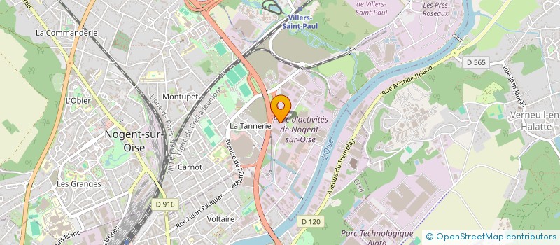 localisation de l'entreprise LEMAIRE NAPOLEON CREIL à NOGENT-SUR-OISE
