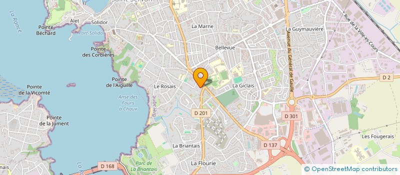 localisation de l'entreprise LEMAIRE ROBERT PATRICIA LIONEL  SAINT-MALO