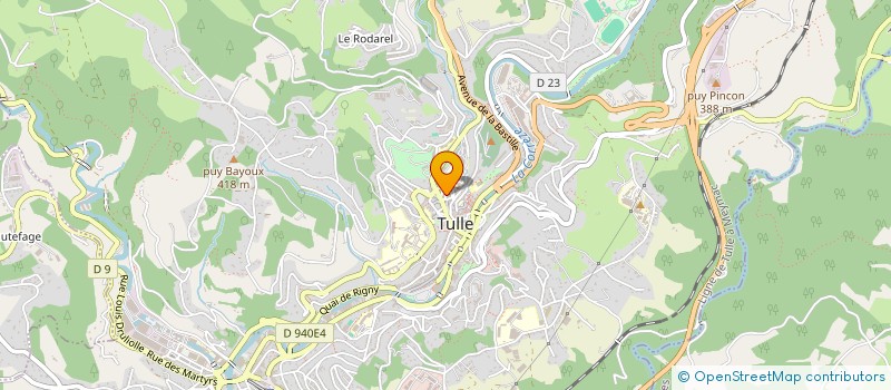localisation de l'entreprise LEMAIRE SAS à TULLE