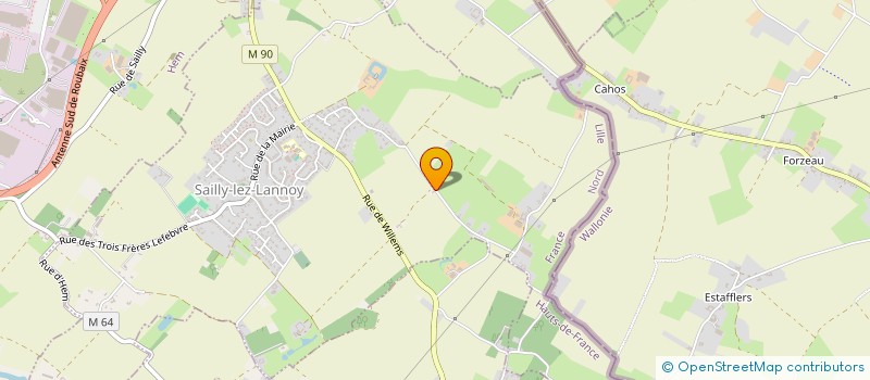localisation de l'entreprise LEMAIRE STANZA  SAILLY-LEZ-LANNOY