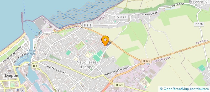 localisation de l'entreprise LEMAIRE STEVE  DIEPPE