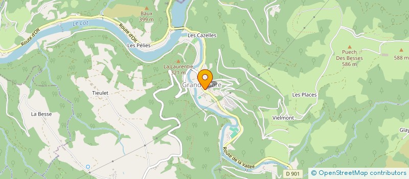 localisation de l'entreprise LEMAISTRE ACCUEIL AVEYRON à CONQUES-EN-ROUERGUE