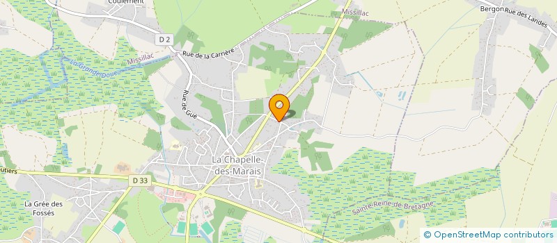 localisation de l'entreprise LEMAISTRE MAILLARD  LA CHAPELLE-DES-MARAIS