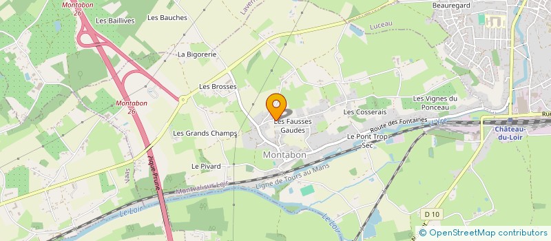 localisation de l'entreprise LEMAITRE  MONTVAL-SUR-LOIR