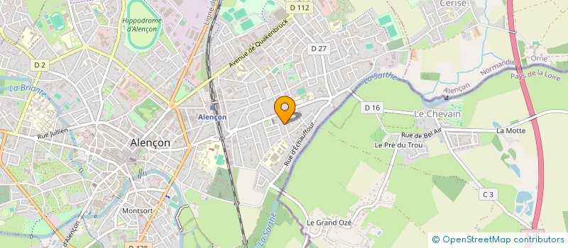 localisation de l'entreprise LEMAITRE à ALENCON