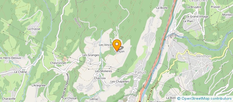 localisation de l'entreprise LEMAITRE  PALLUD