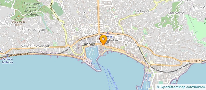 localisation de l'entreprise LEMAITRE ALAIN à CANNES