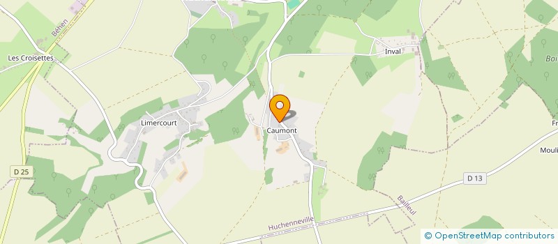 localisation de l'entreprise LEMAITRE ENVIRONNEMENT  HUCHENNEVILLE