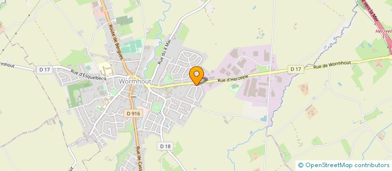 localisation de l'entreprise LEMAITRE FLANDRES INVEST  WORMHOUT