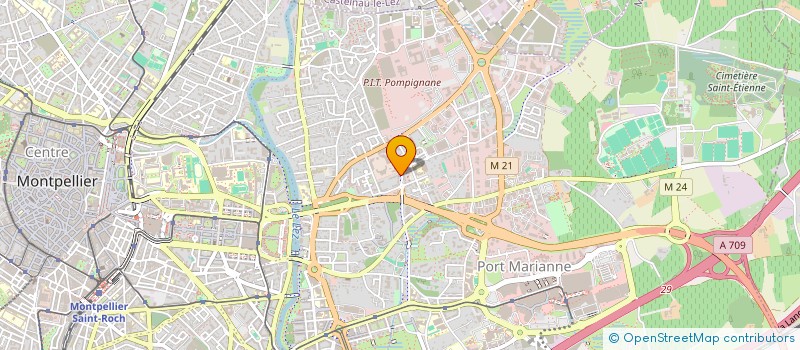 localisation de l'entreprise LEMAITRE IMMO 34 à MONTPELLIER
