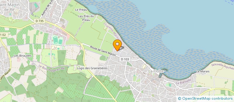 localisation de l'entreprise LEMAITRE PRISCILLA SERVICES  LA FLOTTE