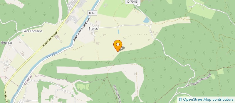 localisation de l'entreprise LEMAJE à MONTIGNAC-LASCAUX