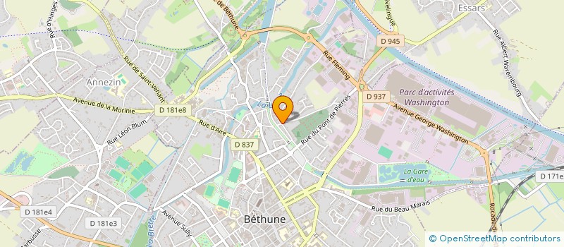 localisation de l'entreprise LEMALISAVILO  BETHUNE