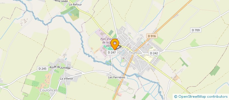 localisation de l'entreprise LEMALLIER PERE ET FILS E.T.A. à TRUN