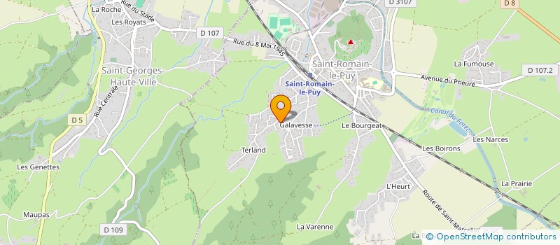 localisation de l'entreprise LEMALUANA  SAINT-ROMAIN-LE-PUY