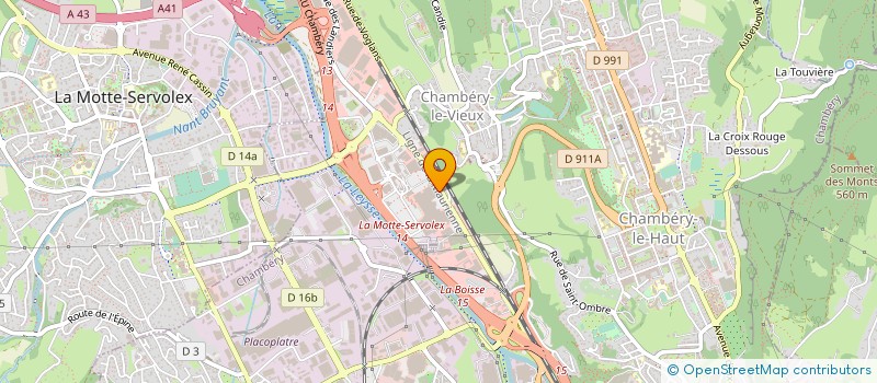 localisation de l'entreprise LEMAN  CHAMBERY