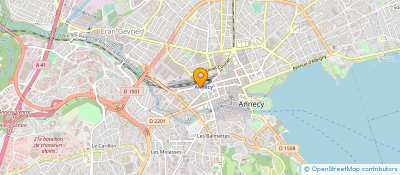 localisation de l'entreprise LEMAN CARRELAGE à ANNECY