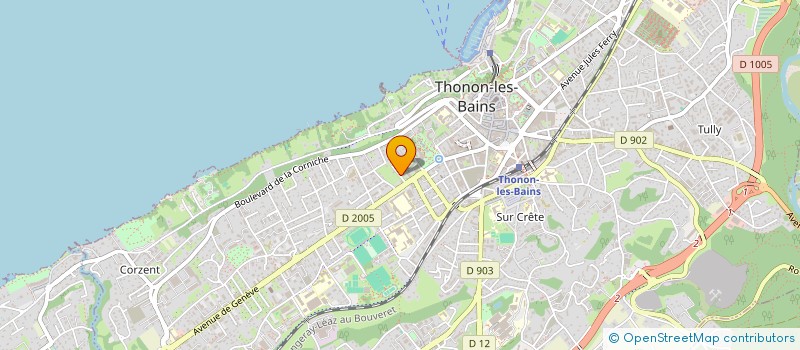 localisation de l'entreprise LEMAN DIAG à THONON-LES-BAINS