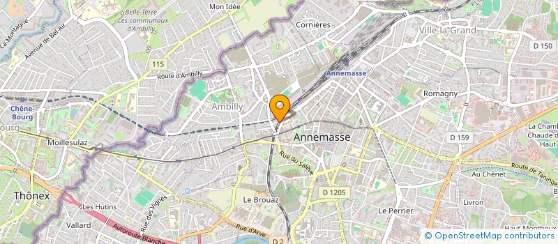 localisation de l'entreprise LEMAN-EBIKE  AMBILLY