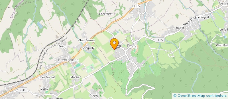 localisation de l'entreprise LEMAN FER-BLANC  FESSY