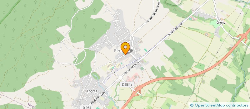 localisation de l'entreprise LEMAN HOME CONFORT à PERON