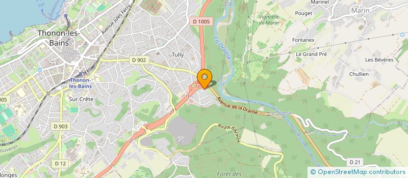localisation de l'entreprise LEMAN IMMO VENTE à THONON-LES-BAINS