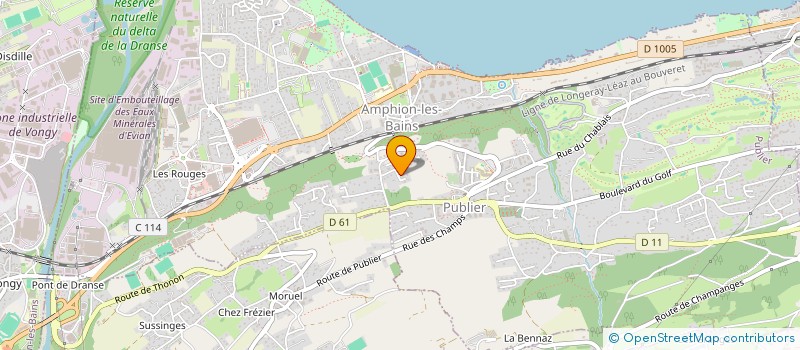 localisation de l'entreprise LEMAN LAKE  PUBLIER