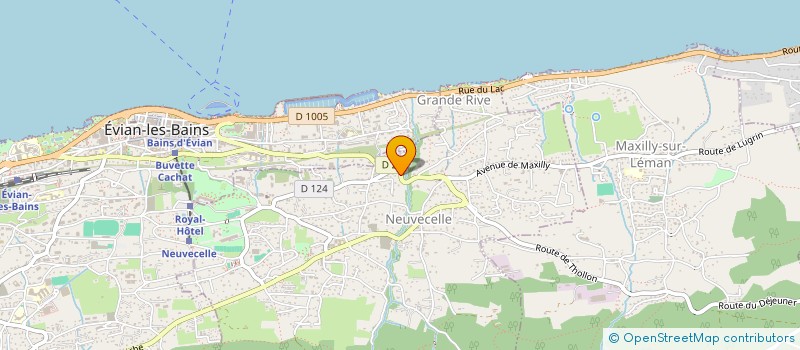 localisation de l'entreprise LEMAN LIMOUSINES  NEUVECELLE