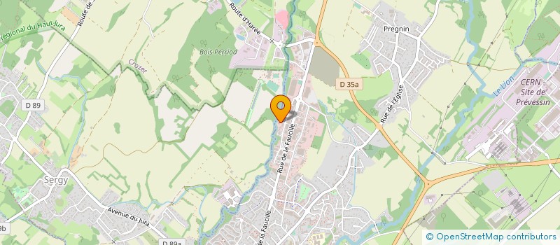 localisation de l'entreprise LEMAN LOCATIONS à SAINT-GENIS-POUILLY