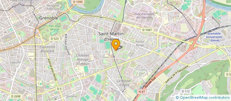 localisation de l'entreprise LEMAN-OPS  SAINT-MARTIN-D'HERES