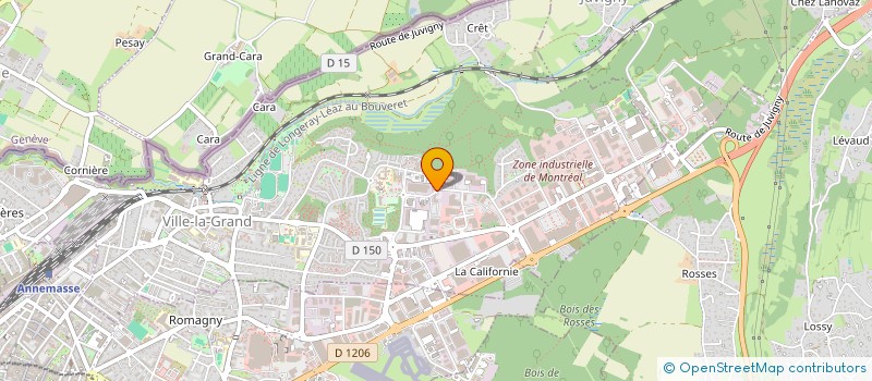 localisation de l'entreprise LEMAN PISCINES SERVICES  VILLE-LA-GRAND