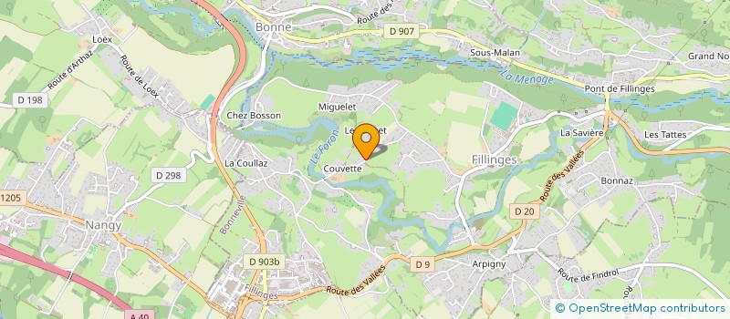 localisation de l'entreprise LEMAN PRO BATIMENT  FILLINGES