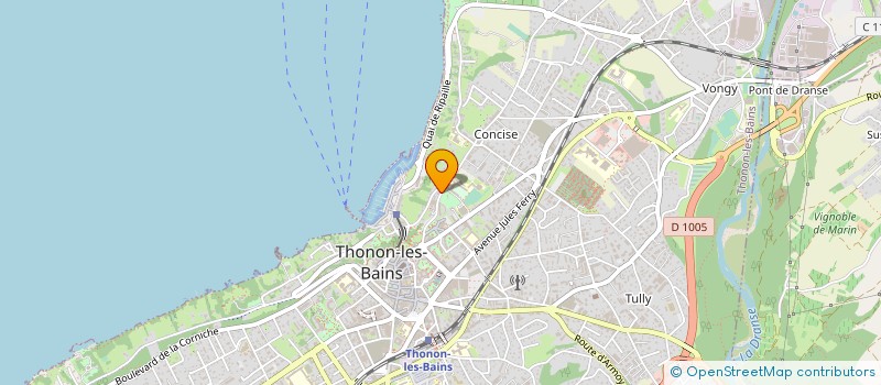 localisation de l'entreprise LEMAN REALISATION à THONON-LES-BAINS