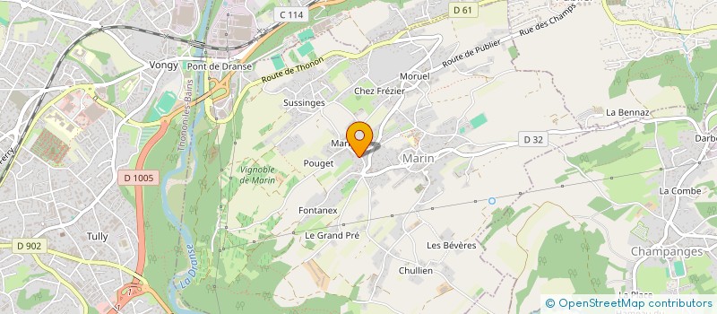 localisation de l'entreprise LEMAN ROCK FEST à MARIN