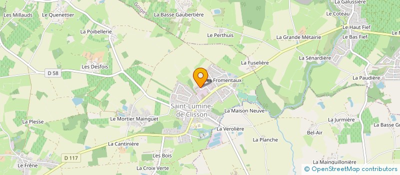 localisation de l'entreprise LEMAN SABLAGE à GORGES