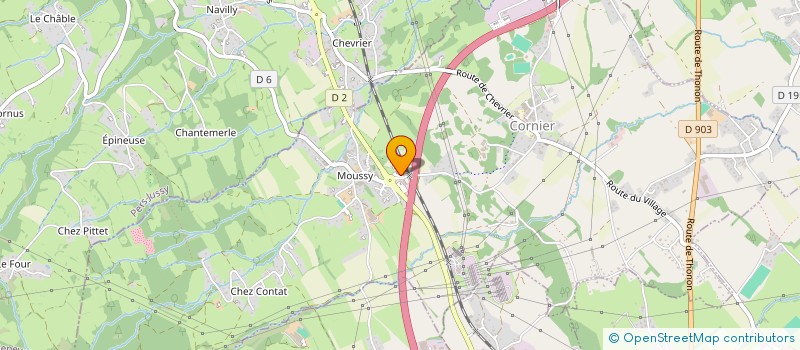 localisation de l'entreprise LEMAN SAVOIE CHAUFFEUR PRIVE  CORNIER