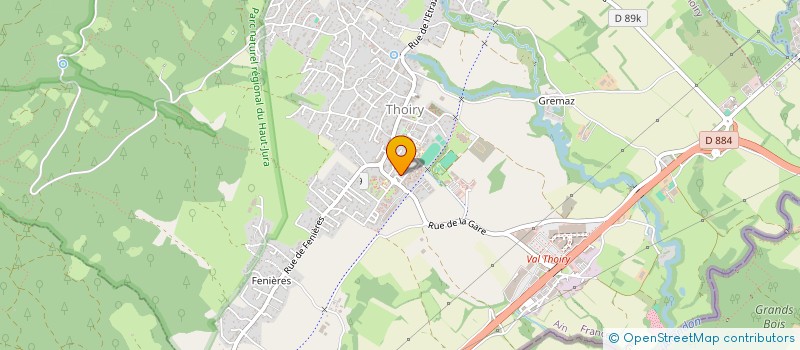 localisation de l'entreprise LEMAN TRANSFERT EXPRESS  THOIRY