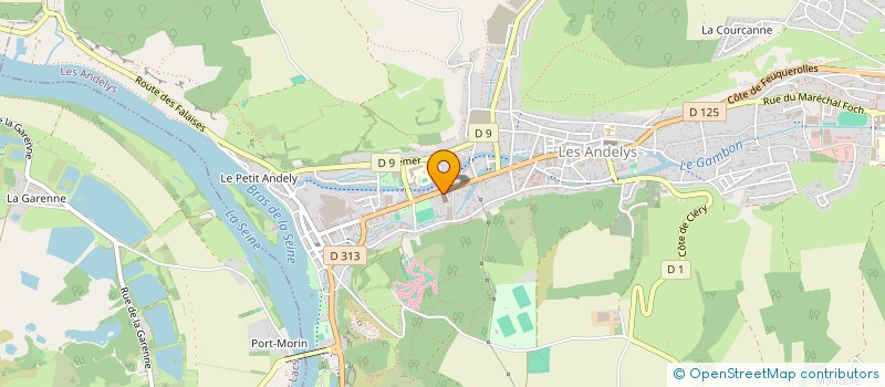 localisation de l'entreprise LEMAN VEHICULES AUTOMOBILES  LES ANDELYS