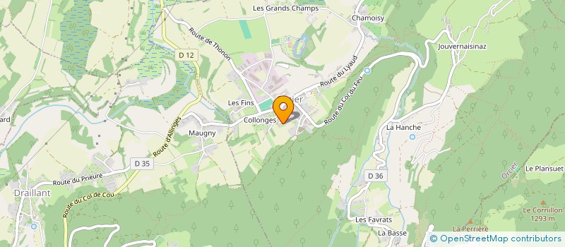 localisation de l'entreprise LEMAN WEB DIGITAL  ORCIER